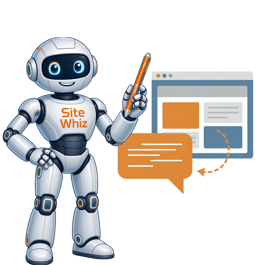 Editing a website with AI