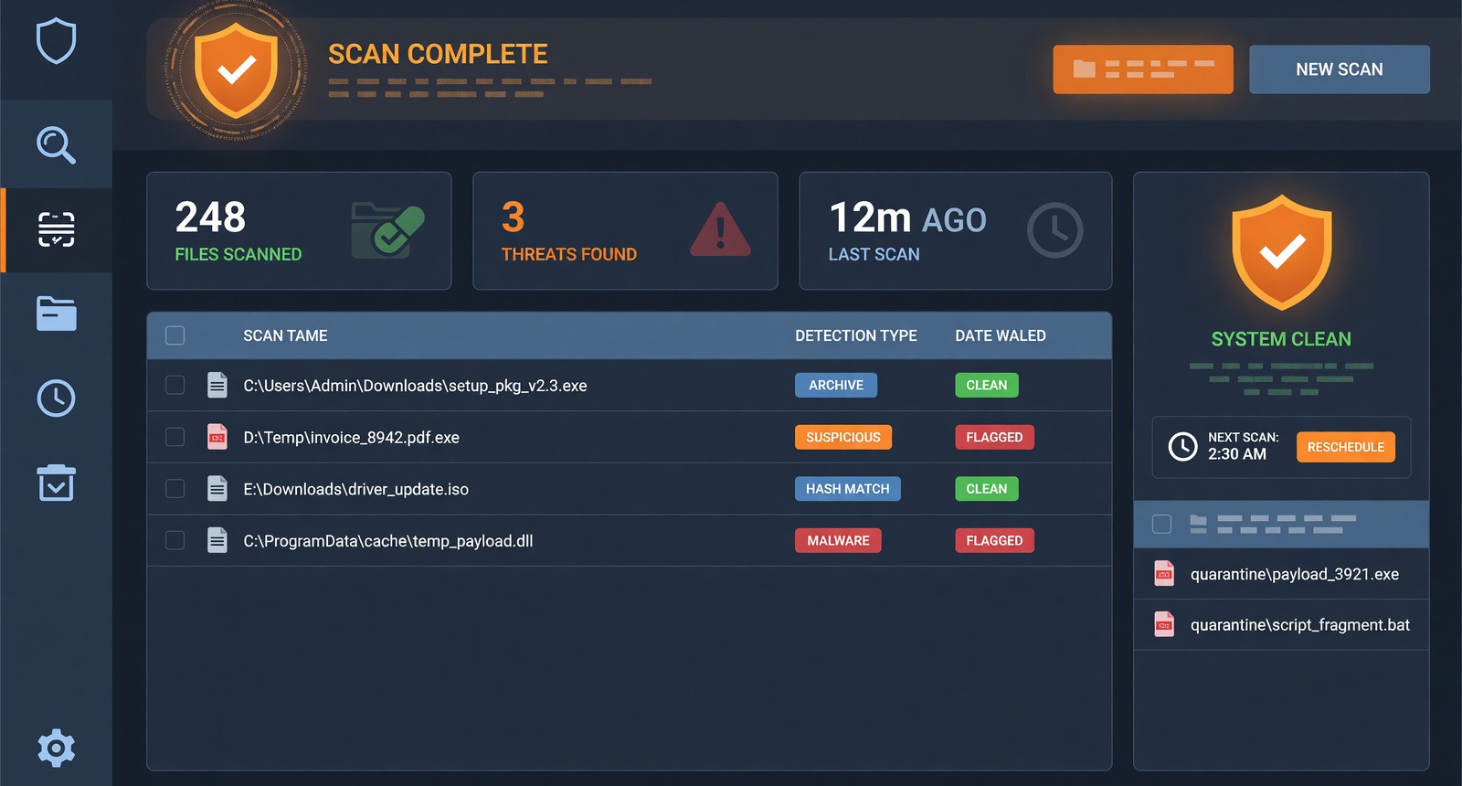 Security Scanning screenshot